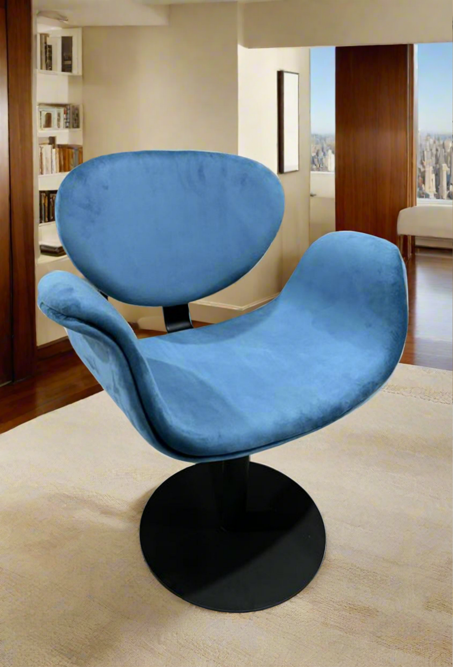 blue desk chairs