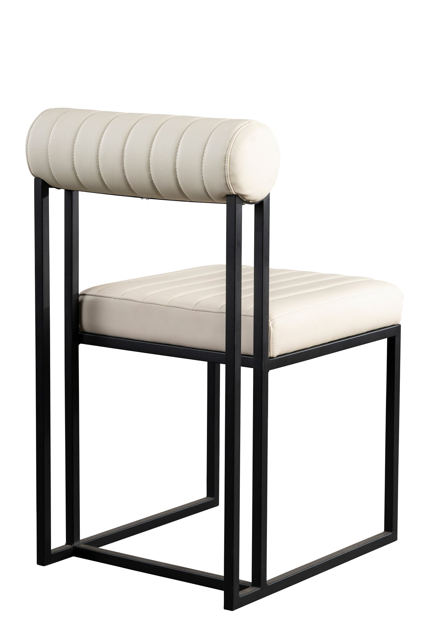 Milo Faux Leather White Dining Chair