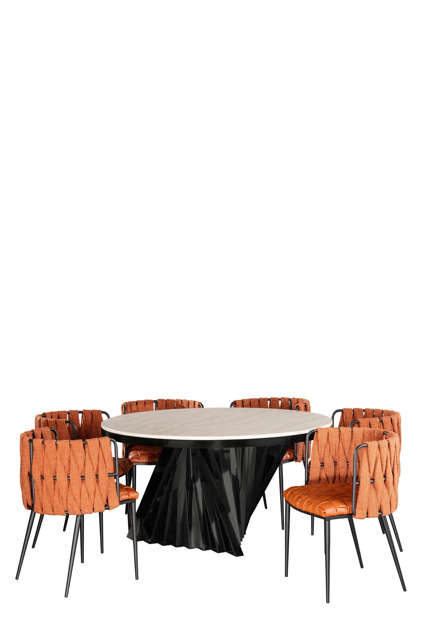 vegan leather dining chairs