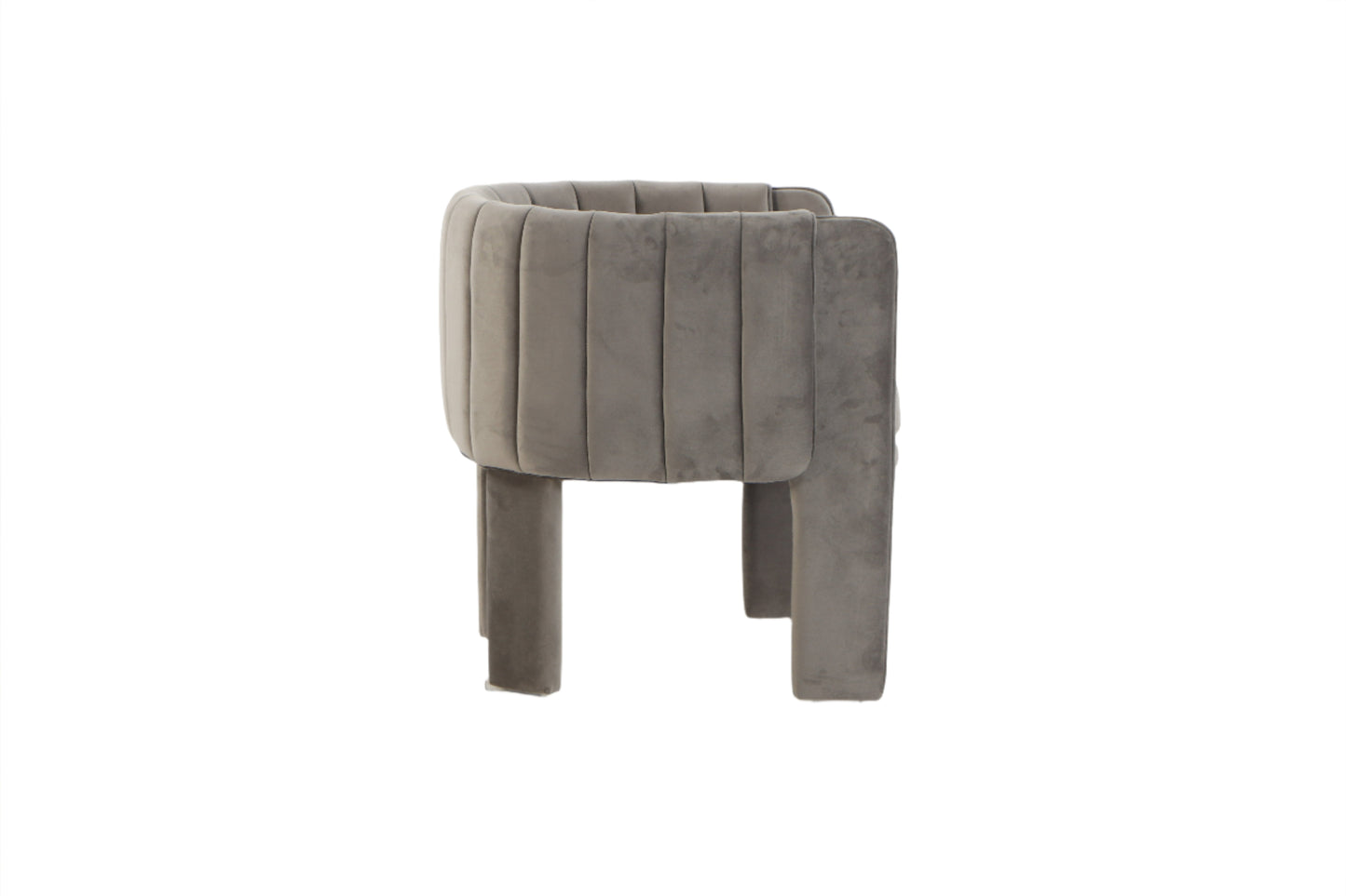 upholstered barrel chair