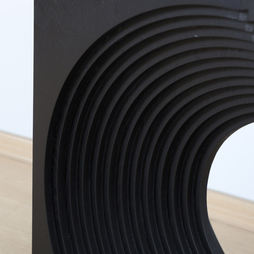 textured side table