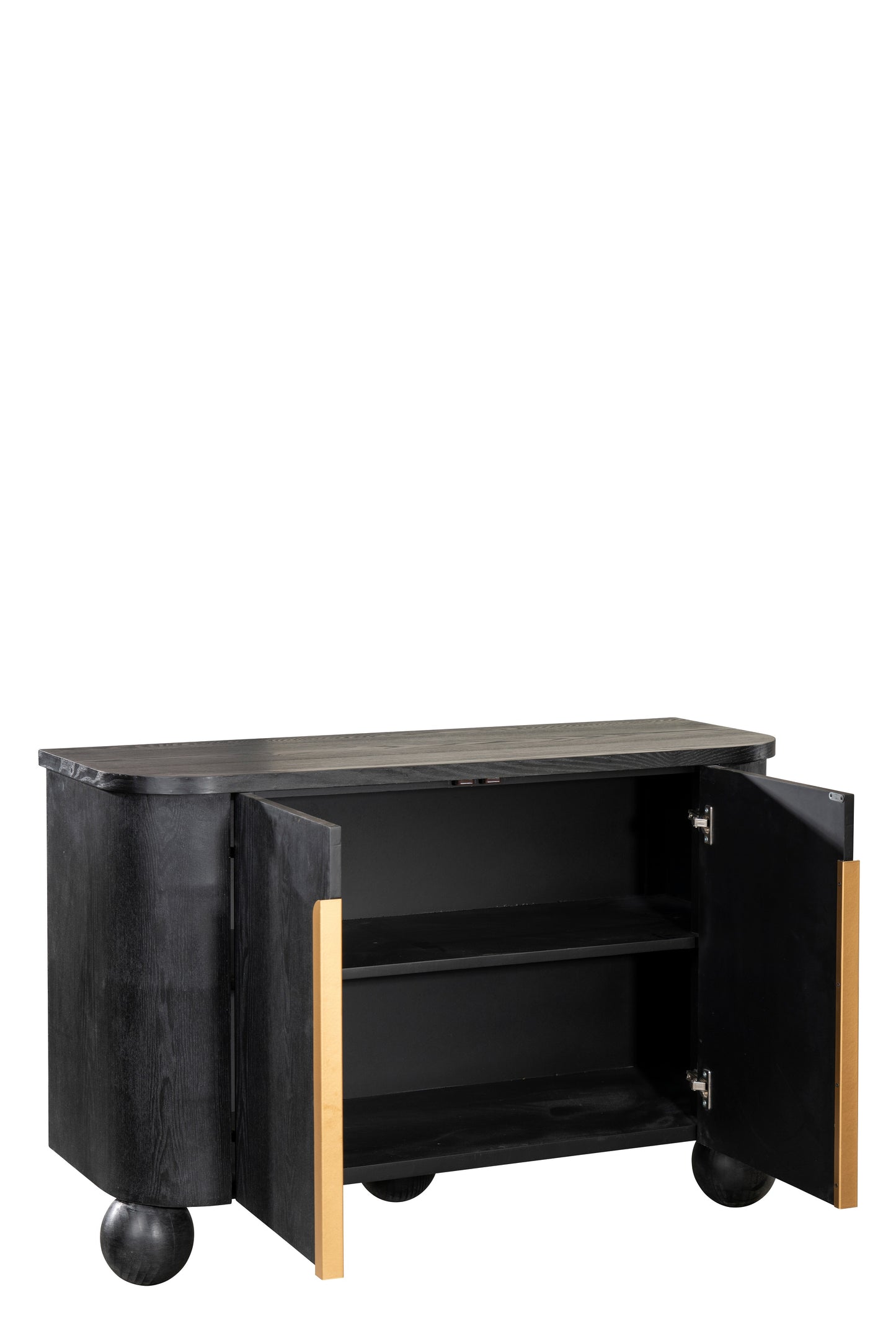 entry way cabinet black