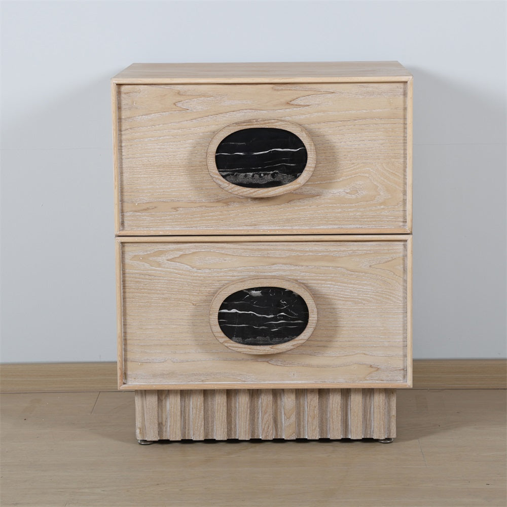fluted nightstand