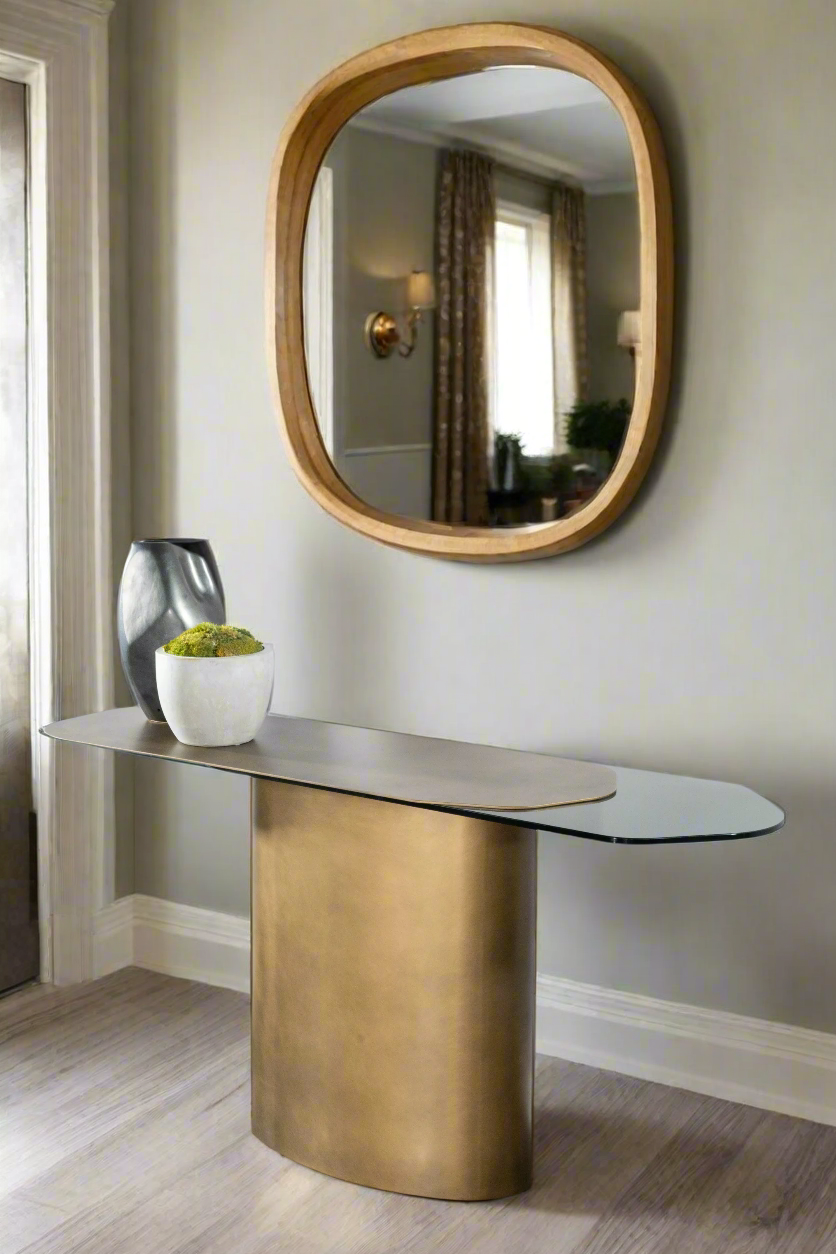 brass consoles