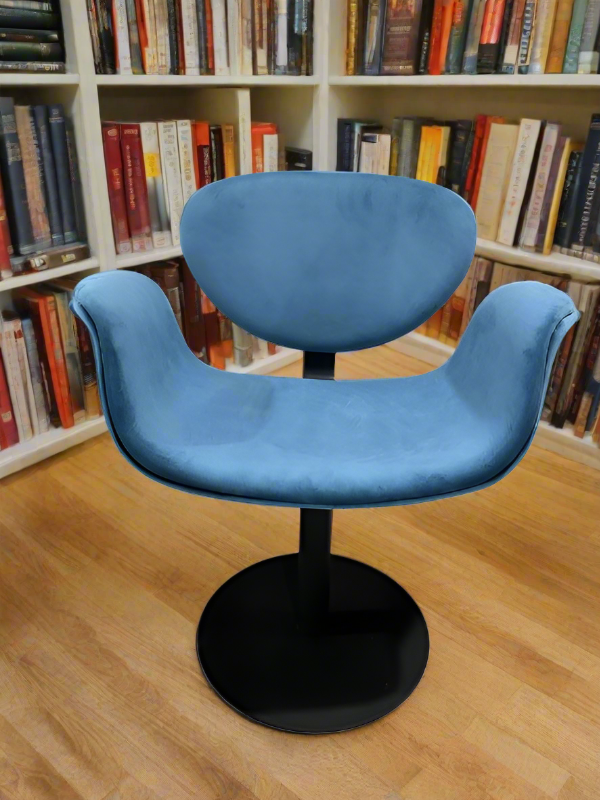 blue swivel chairs