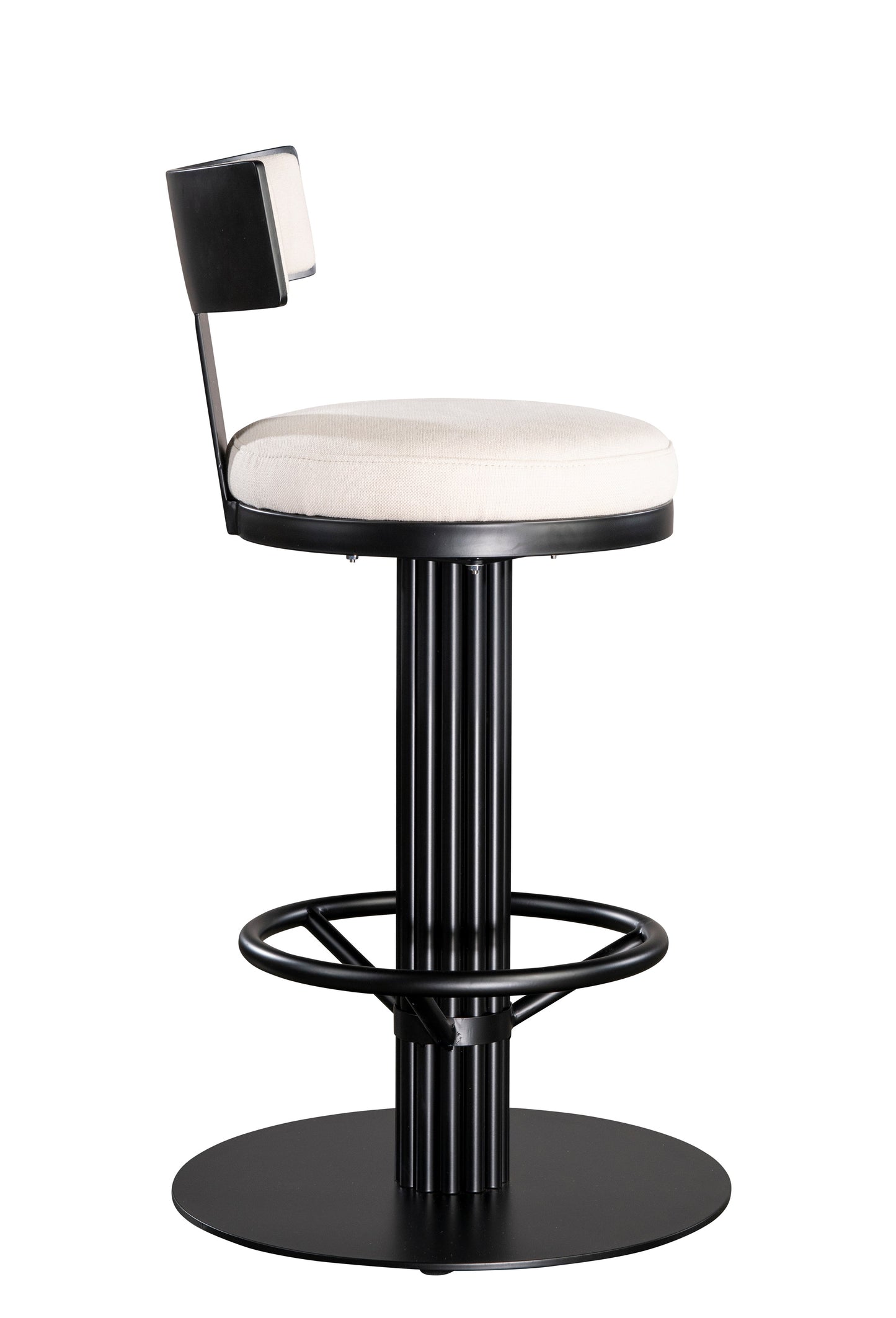 Oscar Swivel 26" Black Counter Chair