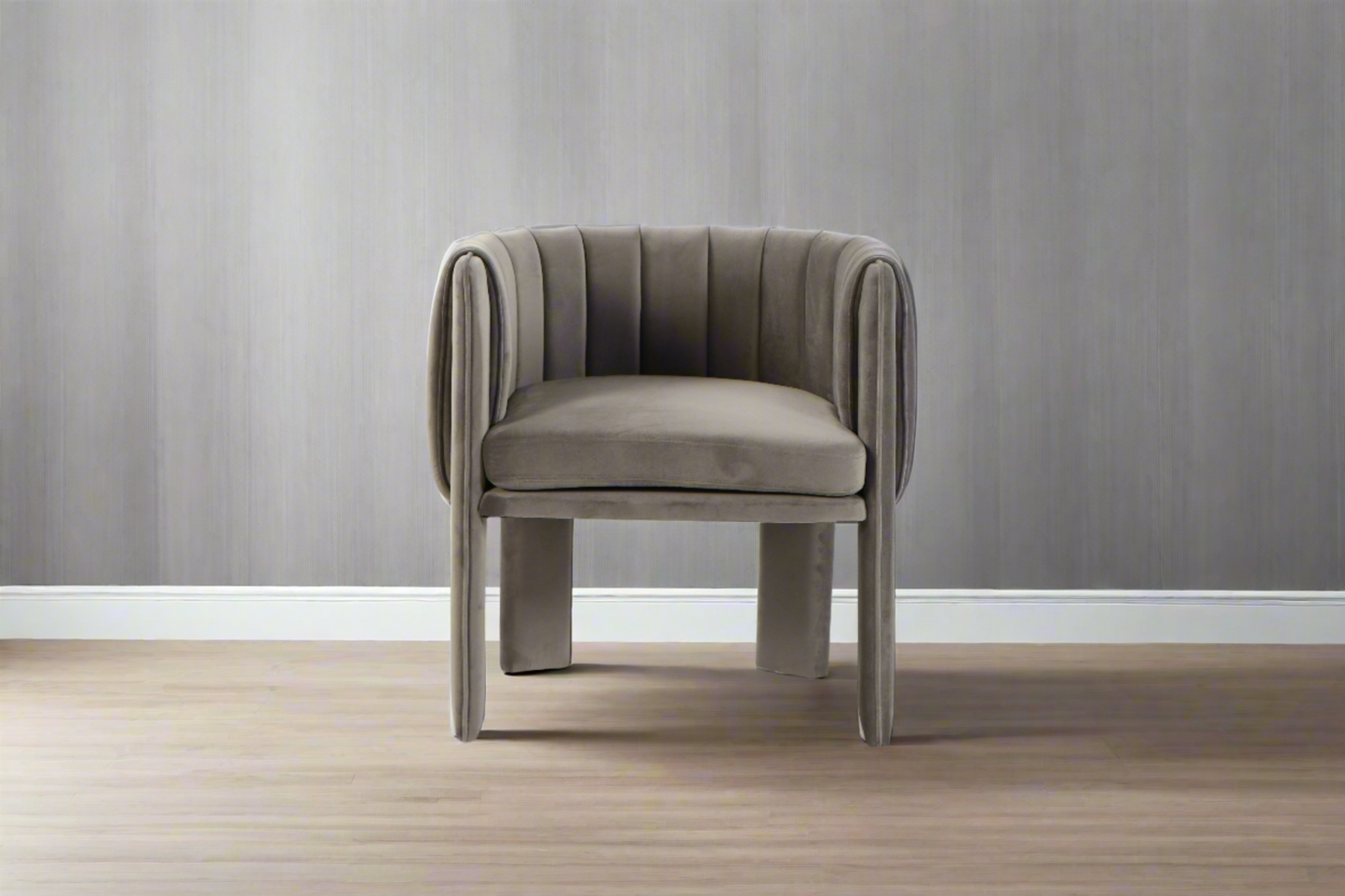 chic gray dining chair