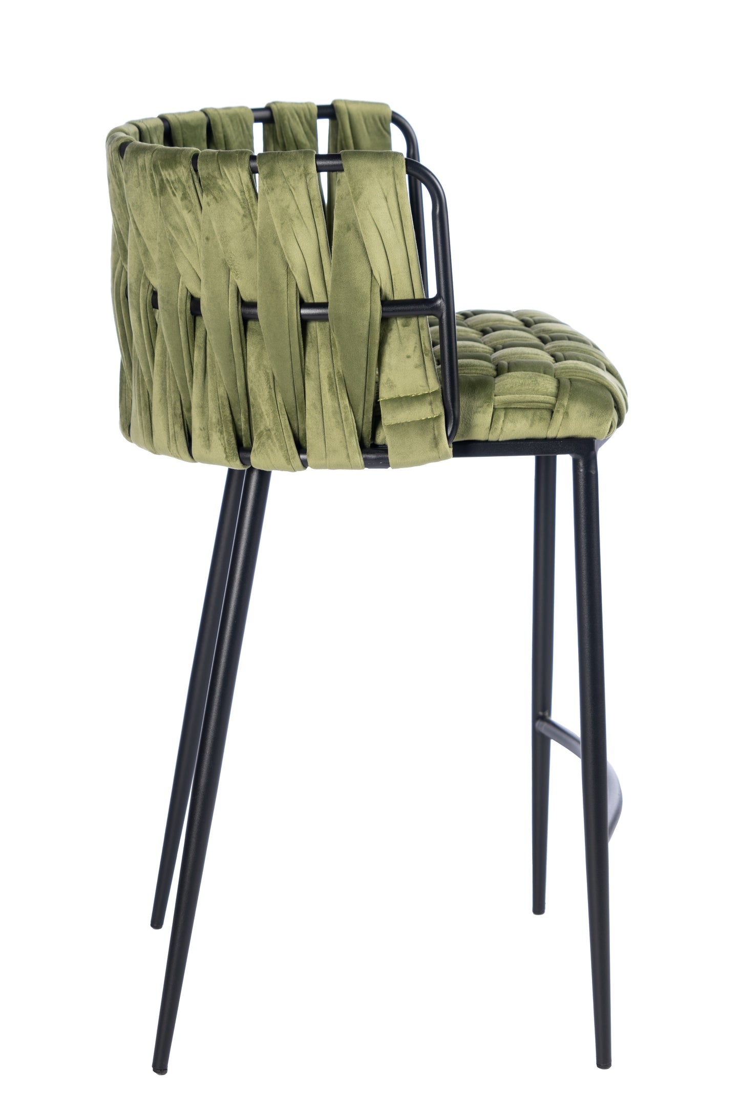 green velvet stools