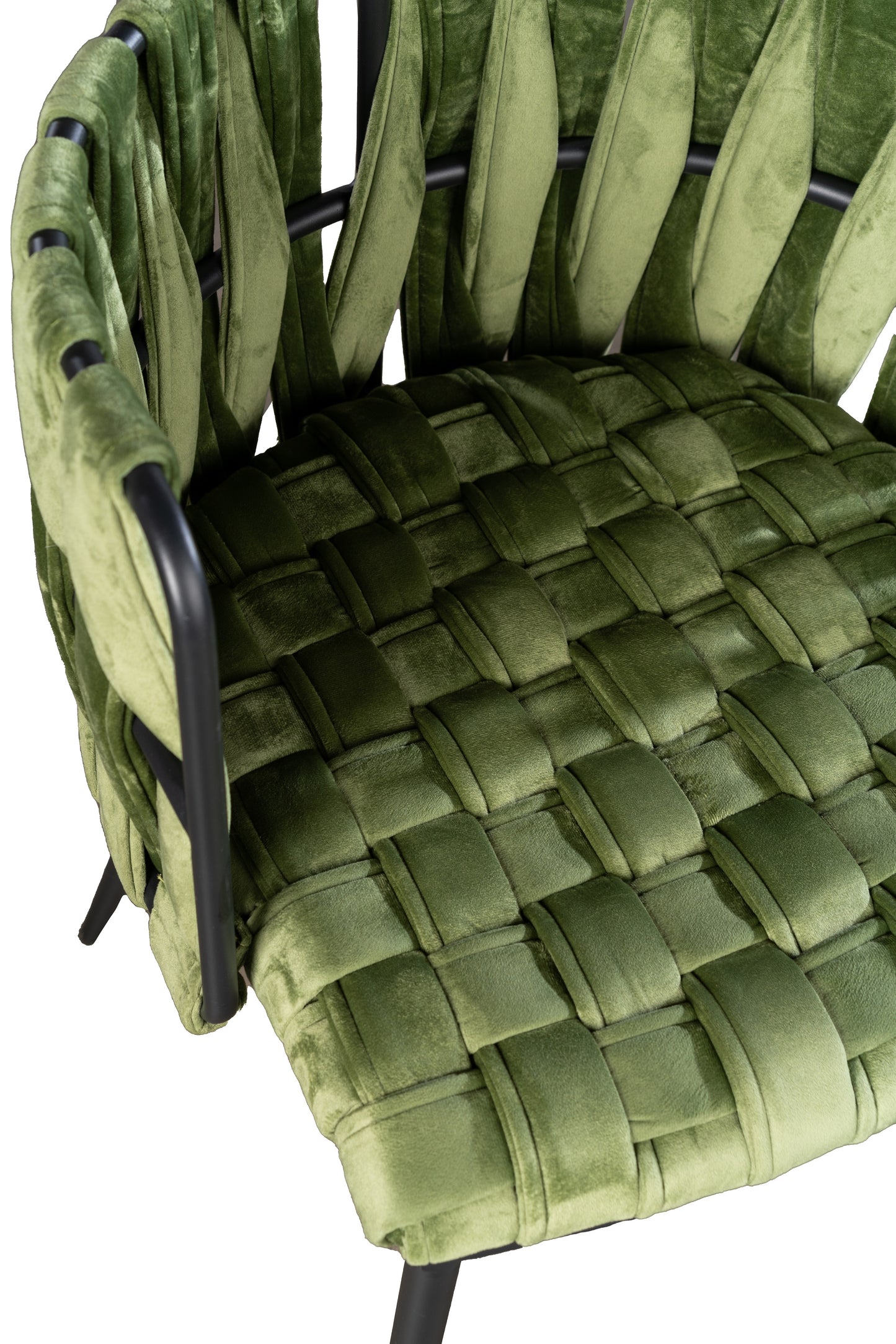 green velvet dining room chair