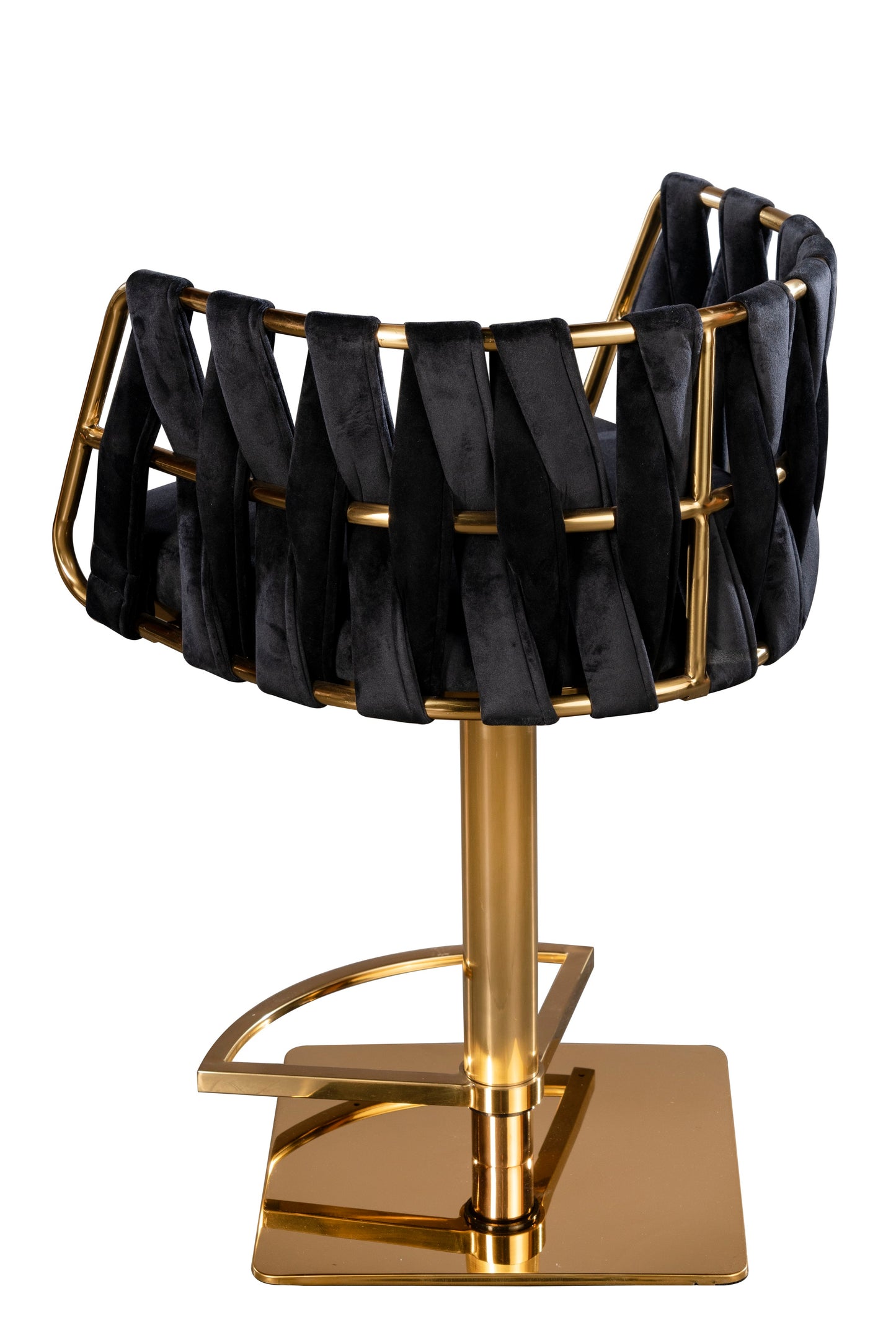 black and gold bar stools