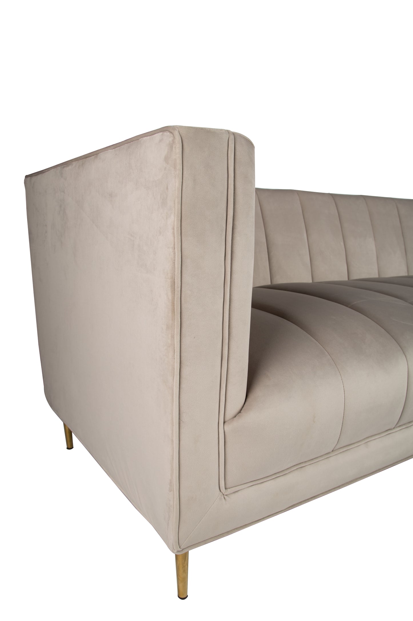 velvet tufted sofa