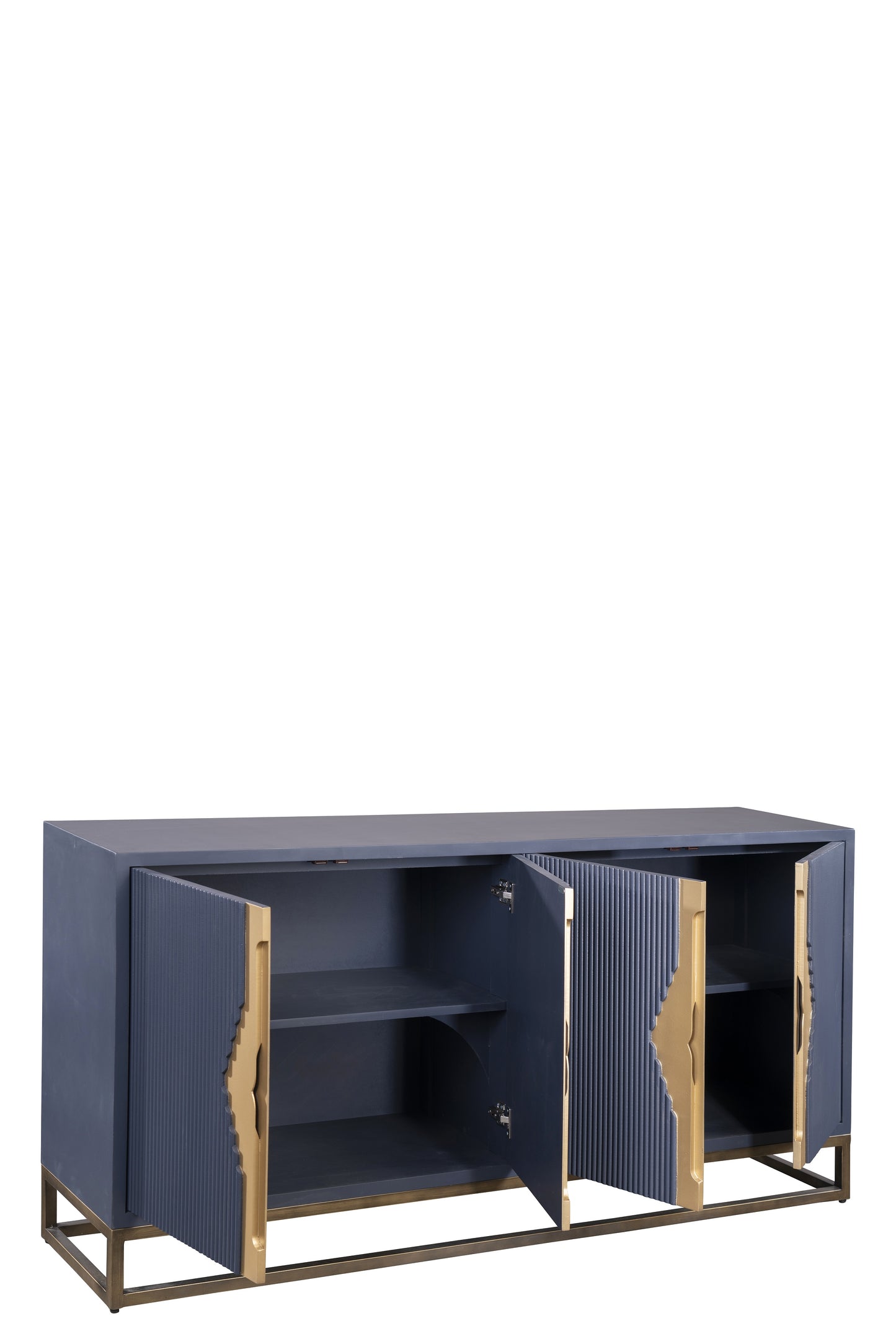 Parker Blue Fluted Sideboard