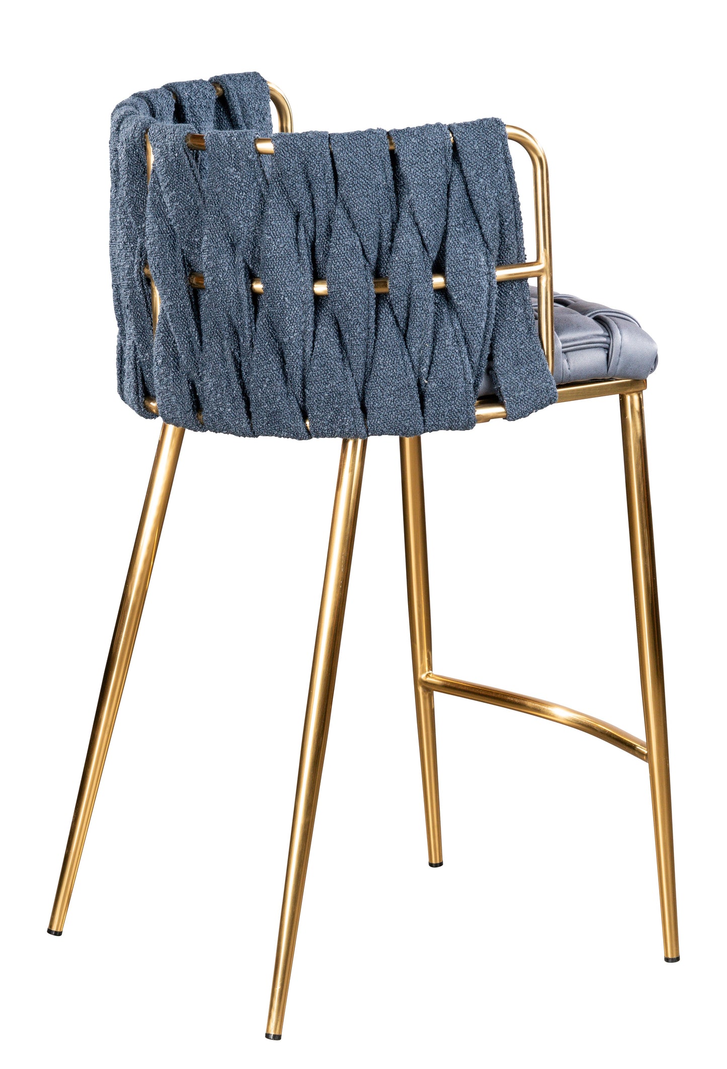 leather upholstered kitchen stool