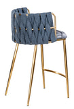 Milano Counter Chair in Blue
