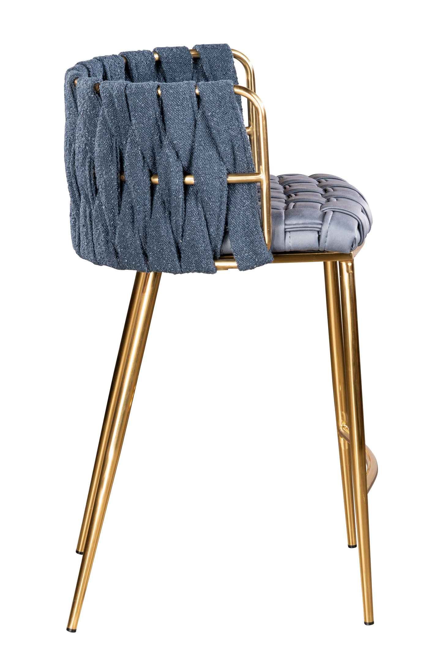 Milano Counter Chair in Blue