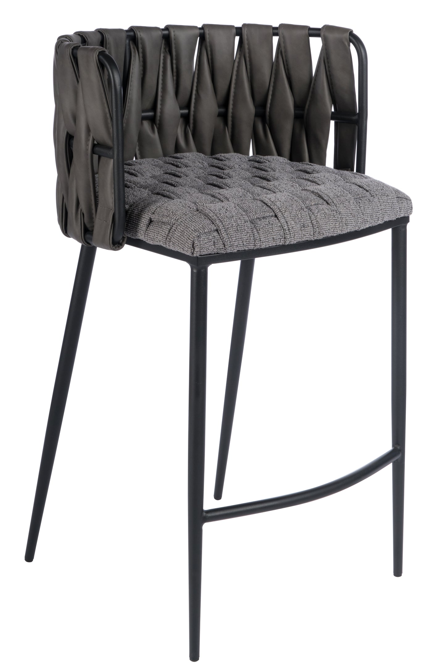 gray contemporary counter stool