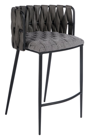 Milano Counter Chair in Gray