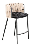 Milano Counter Chair in Black and White