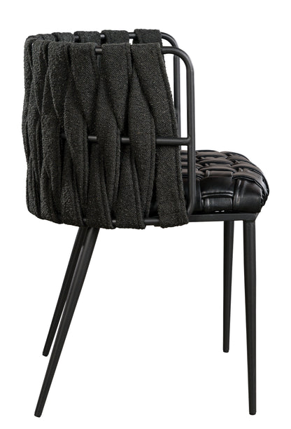 Milano Dining Chair in Black