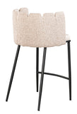 Marbella Counter Stool in Off White