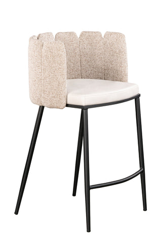 Marbella Counter Stool in Off White