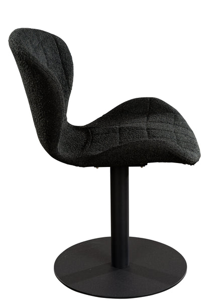 Xander Swivel Chair in Black