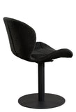 Xander Swivel Chair in Black