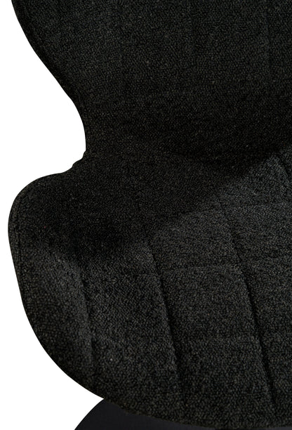 Xander Swivel Chair in Black