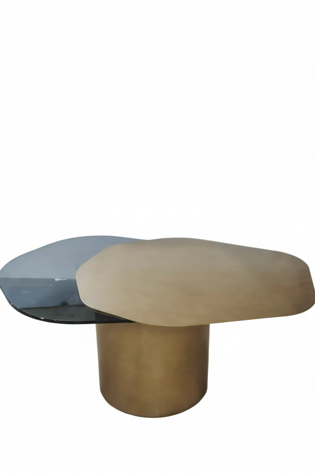 Modern Irregular 43" Kaylee Coffee Table