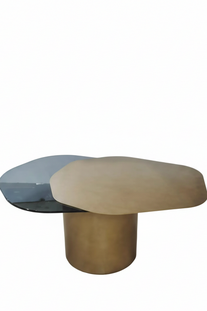 Modern Irregular 43" Kaylee Coffee Table