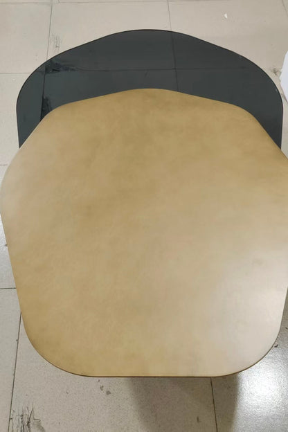 Modern Irregular 43" Kaylee Coffee Table