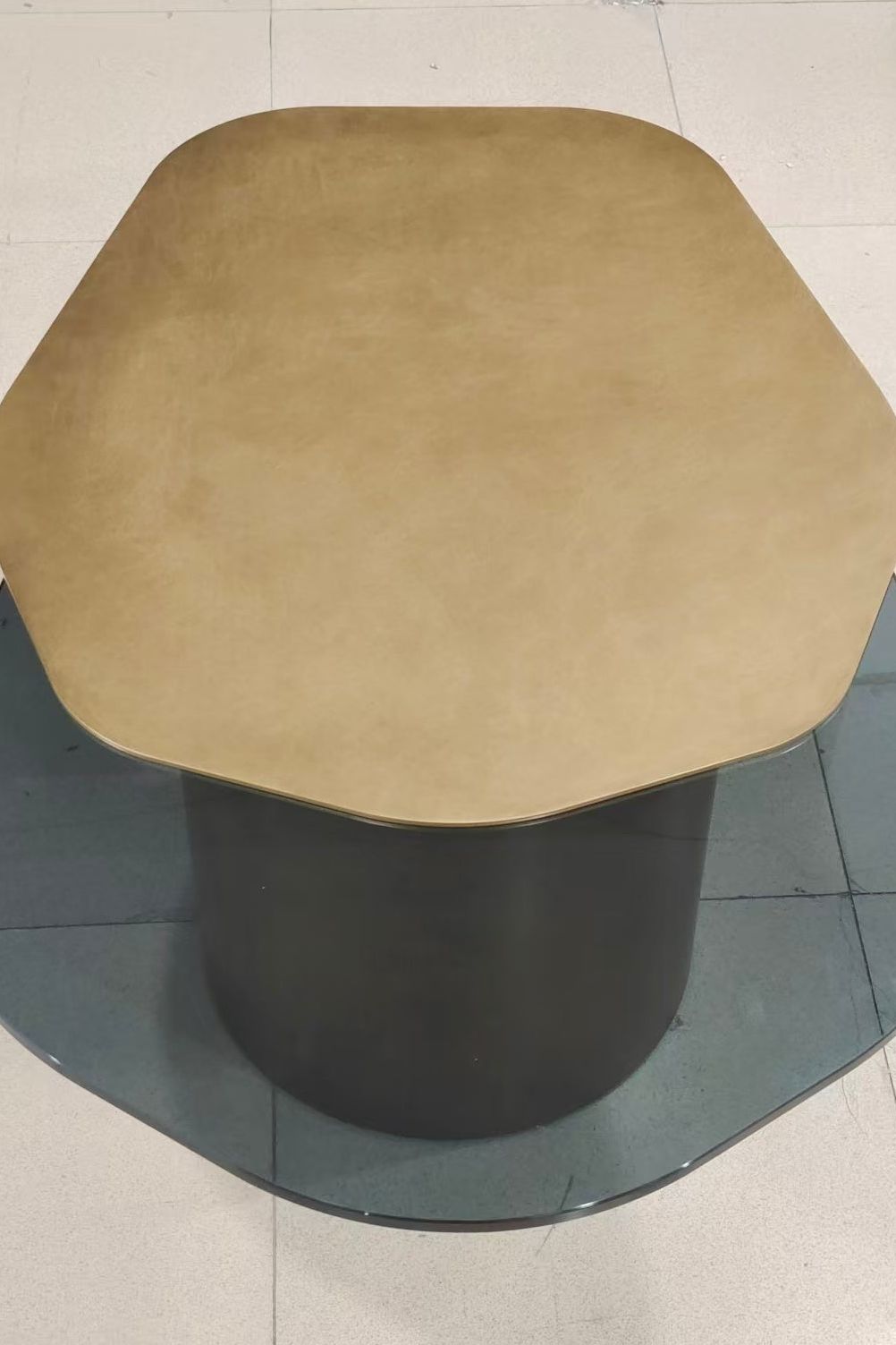Modern Irregular 43" Kaylee Coffee Table