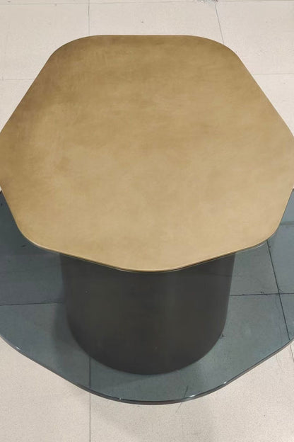 Modern Irregular 43" Kaylee Coffee Table