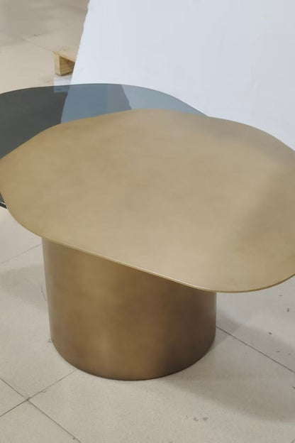 Modern Irregular 43" Kaylee Coffee Table