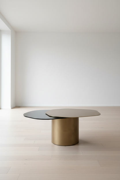 Modern Irregular 43" Kaylee Coffee Table