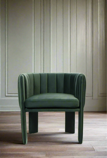 green dining room chair