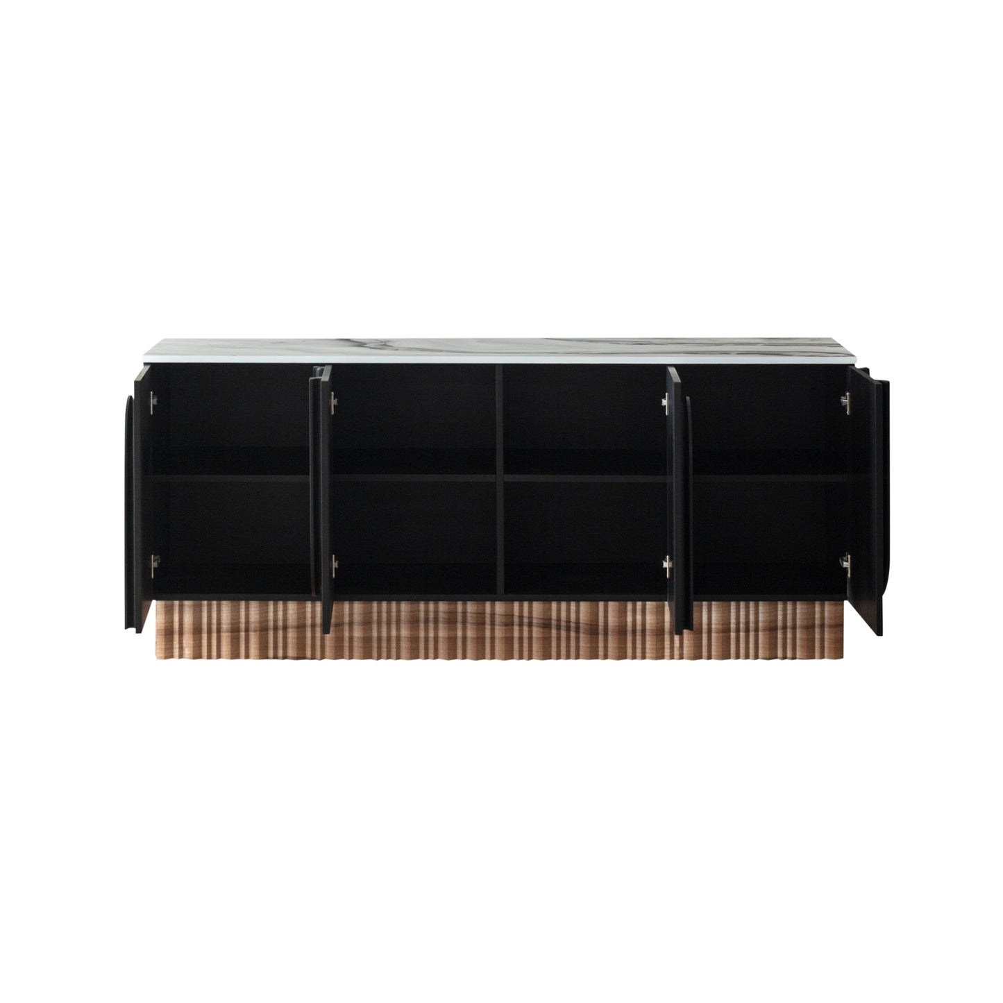 Cara Black and Gold Sideboard