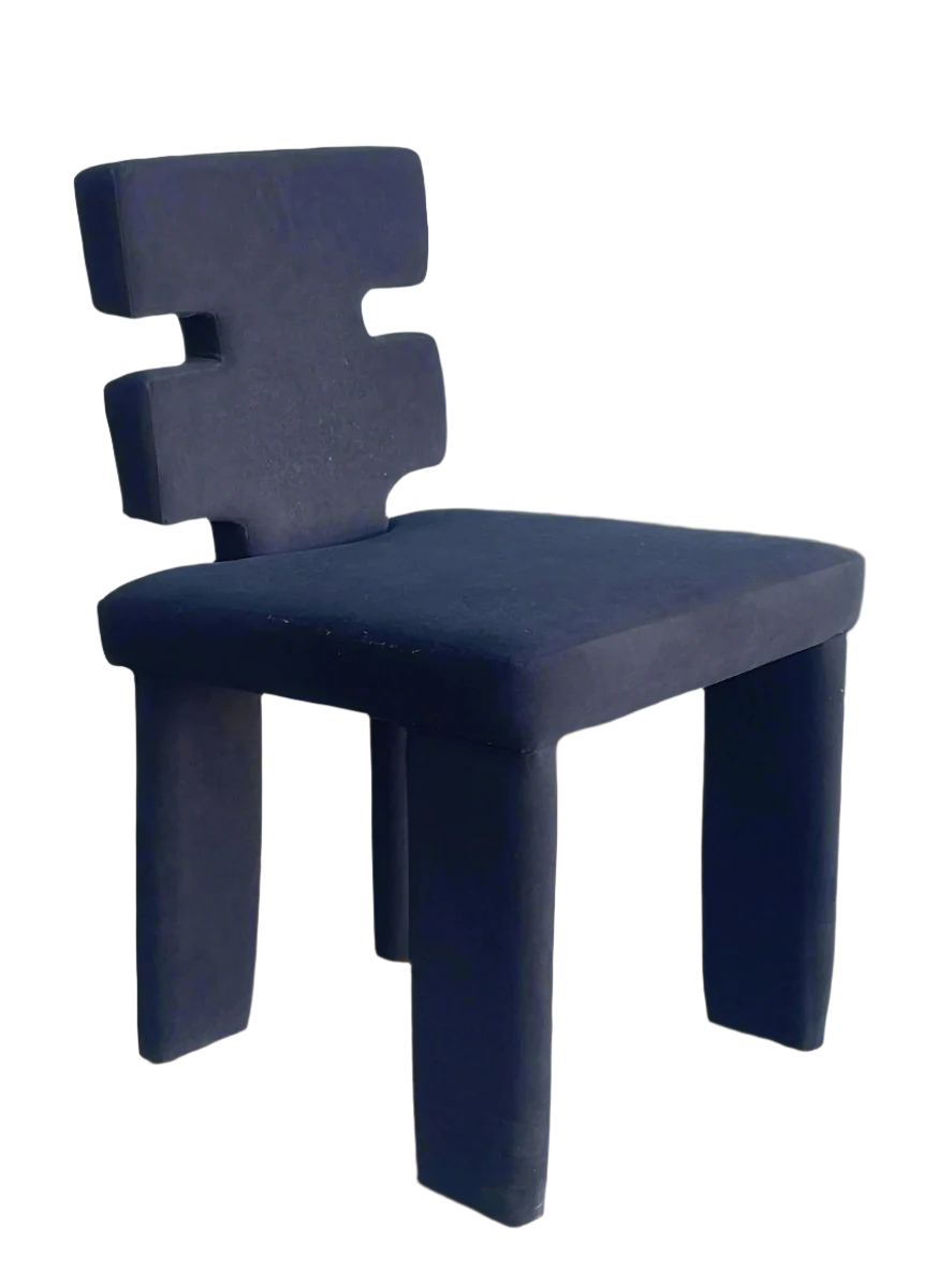 mya dining chair in black 