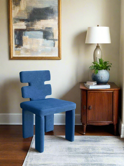 Mya Dining Chair in Blue