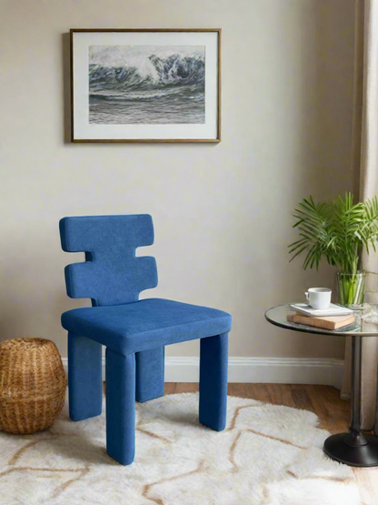 Mya Dining Chair in Blue