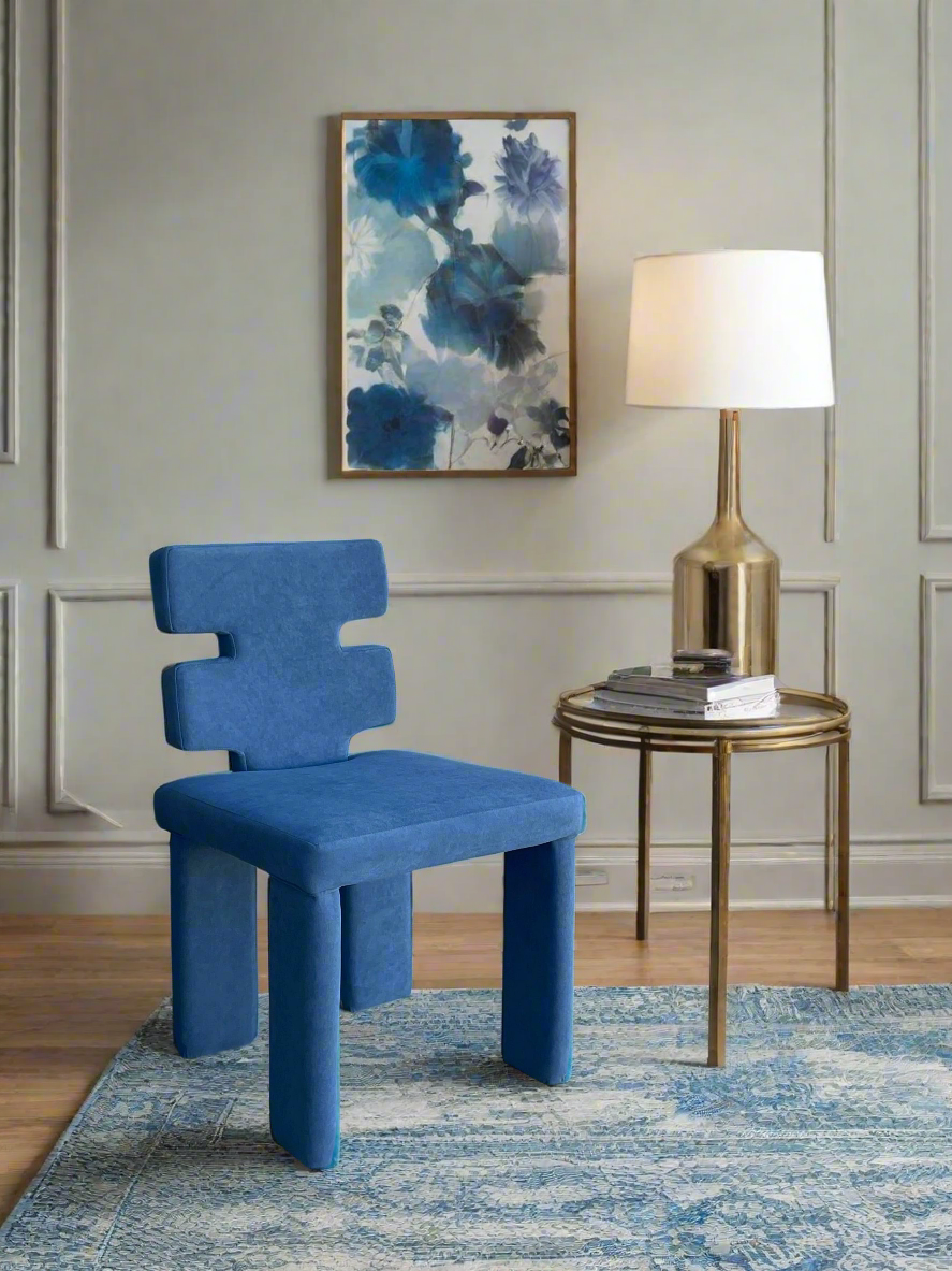 Mya Dining Chair in Blue