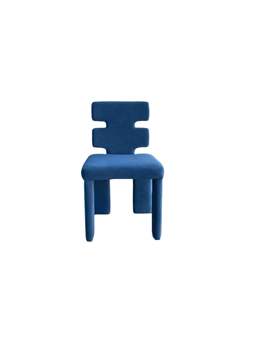 Mya Dining Chair in Blue