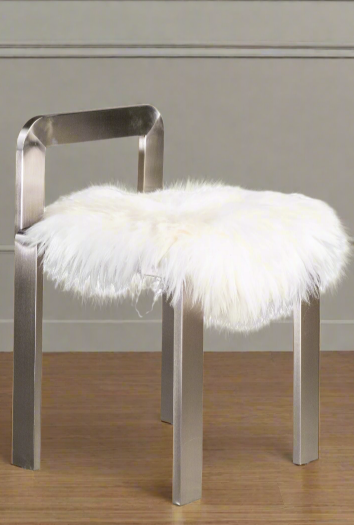 sheepksin accent chair