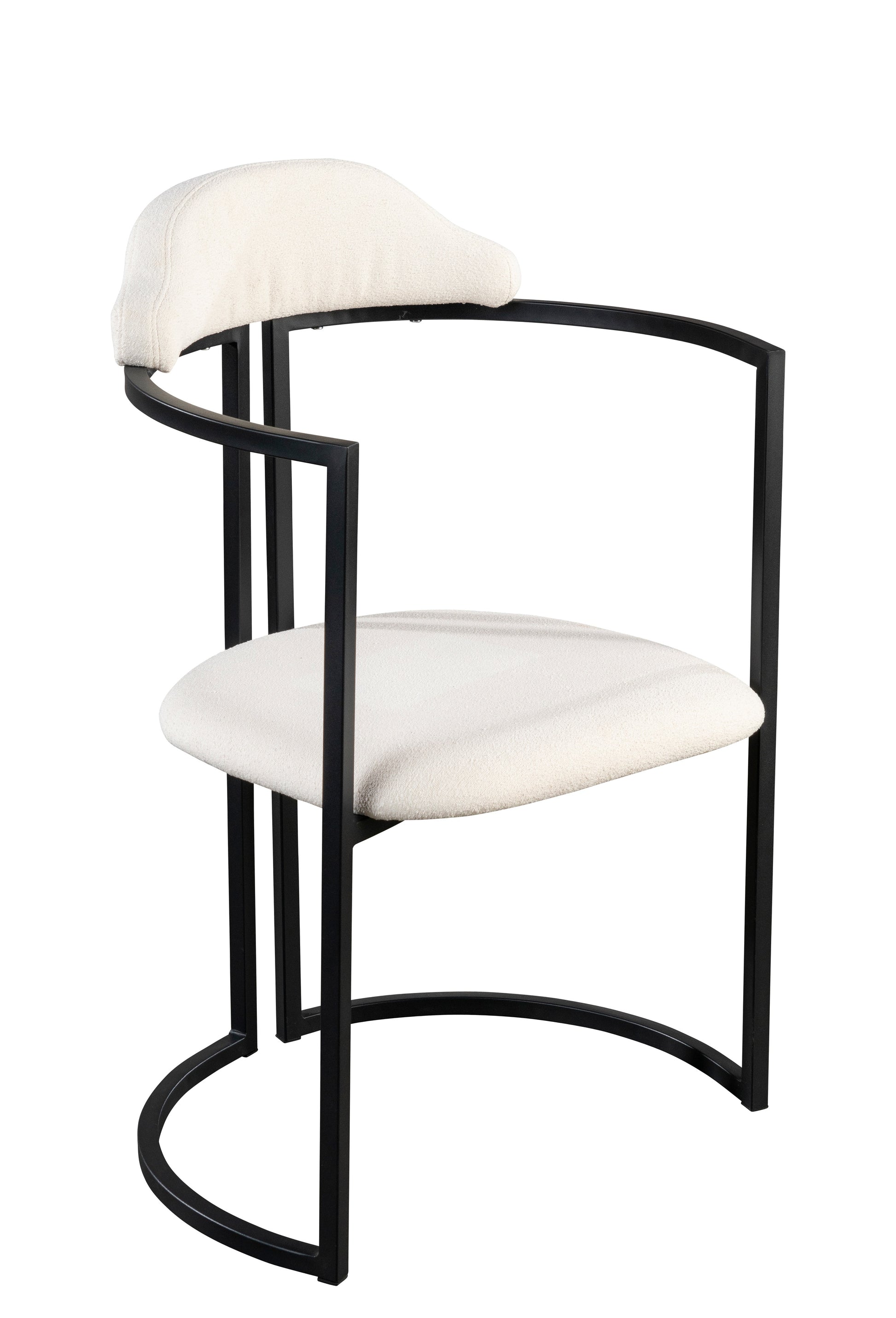boucle accent chair 