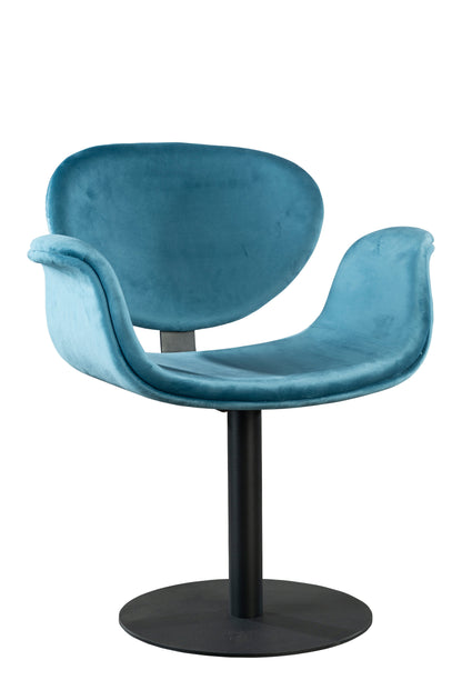 Tulip Swivel Chair in Blue