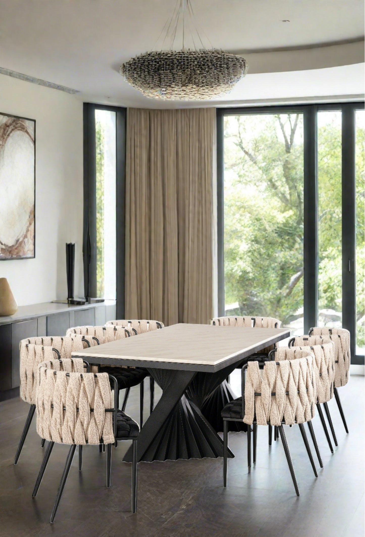 Milano Dining Chair in Off White