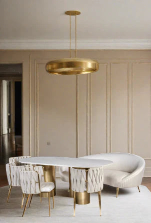 luxury gold dining room set