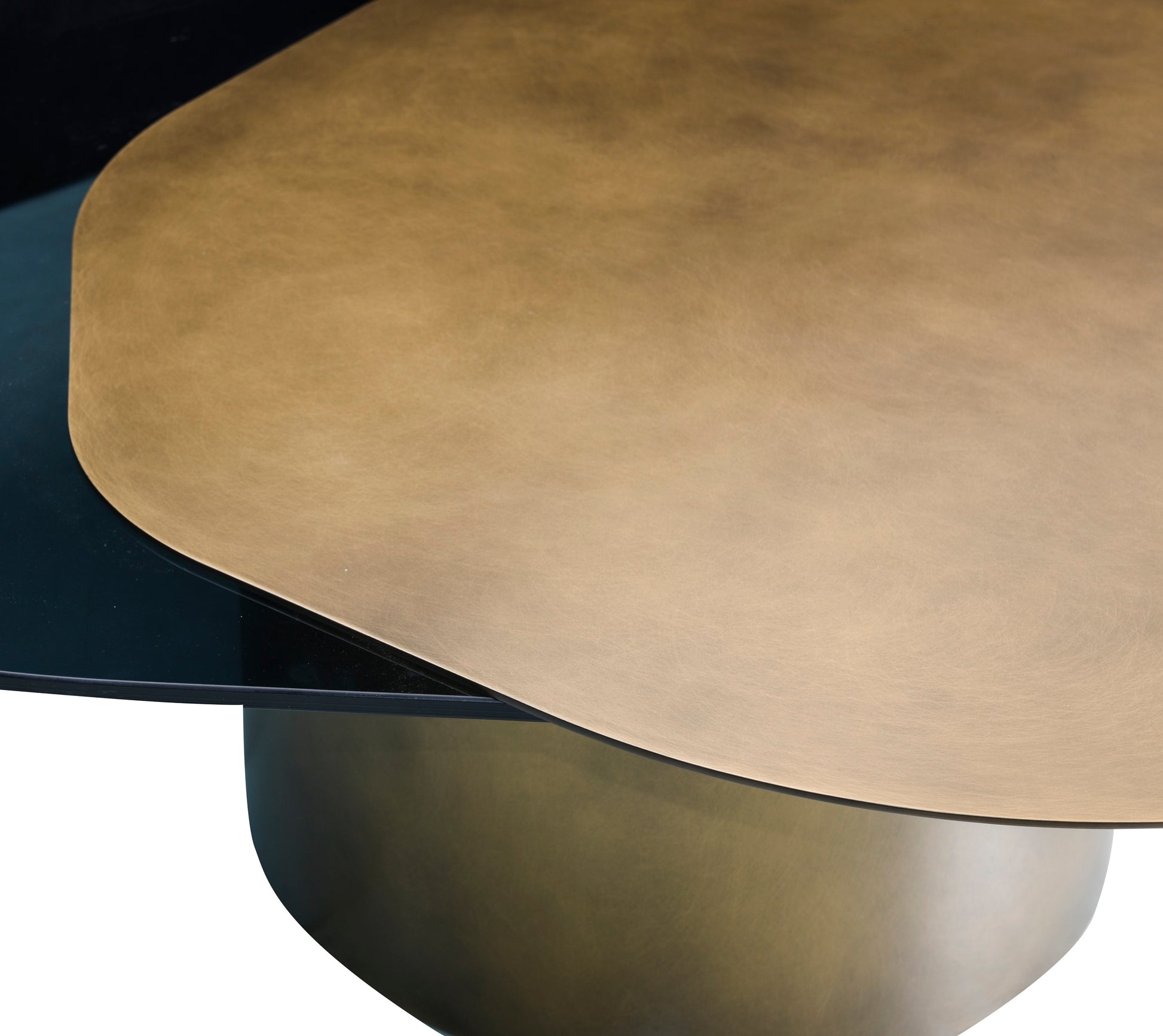 brass living room table