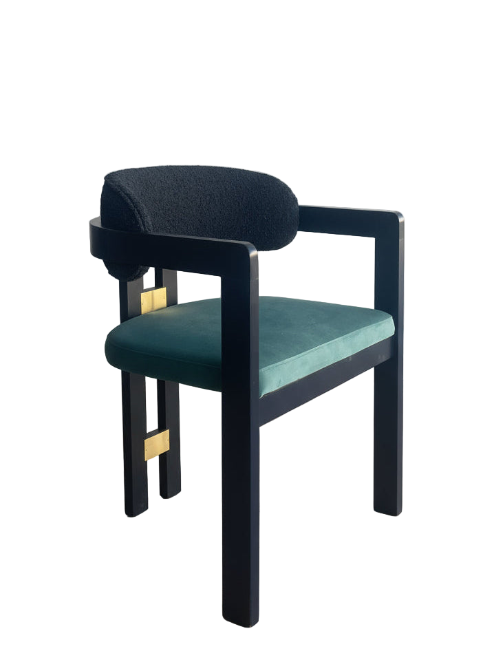 luxury green dining chair