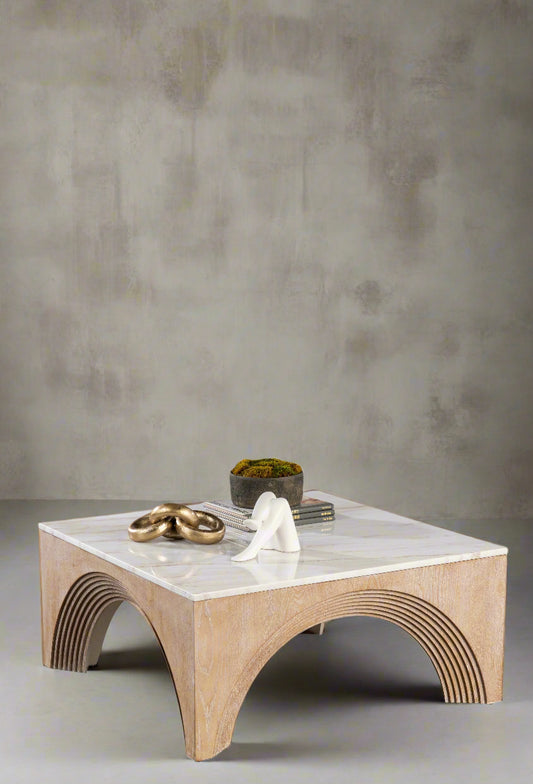oversized square coffee table
